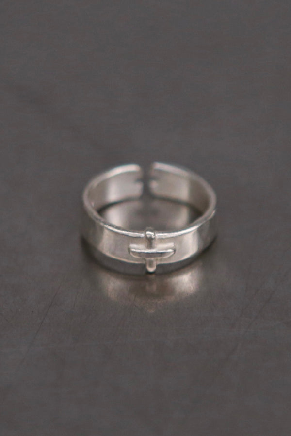 m.a+ 925 silver cross ring series Italy MA-AG058-AG-YIN AG050
